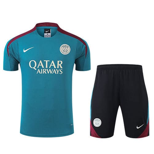 Thailandia Maglietta Calcio Formazione Set Paris Saint Germain 2024 2025 Verde