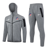 Tuta Con Cappuccio Atletico Madrid 2024 2025 Grigio