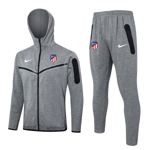 Tuta Con Cappuccio Atletico Madrid 2024 2025 Grigio