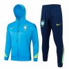Tuta Con Cappuccio Brasile 24 2025 Blu