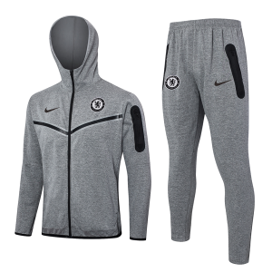 Tuta Con Cappuccio Chelsea 2024 2025 Grigio