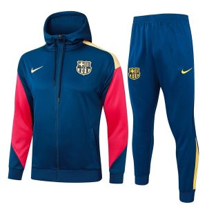 Tuta Con Cappuccio FC Barcellona 2024 2025 Blu
