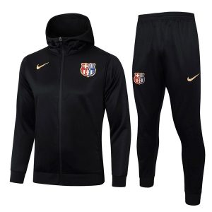 Tuta Con Cappuccio FC Barcellona 2024 2025 Nero