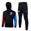 Tuta Con Cappuccio FC Barcellona 2024 2025 Nero Blu