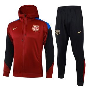 Tuta Con Cappuccio FC Barcellona 2024 2025 Rosso Blu