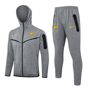 Tuta Con Cappuccio Francia 2024 2025 Grigio