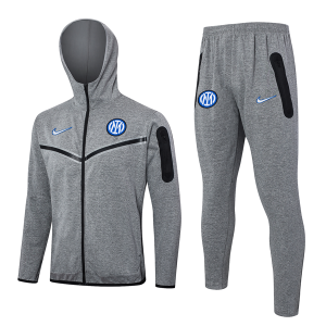 Tuta Con Cappuccio Inter Milan 2024 2025 Grigio