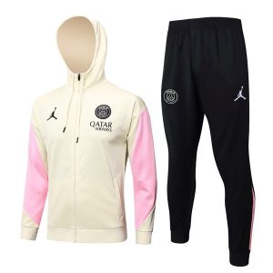 Tuta Con Cappuccio Paris Saint Germain 2024 2025 Giallo Rosa