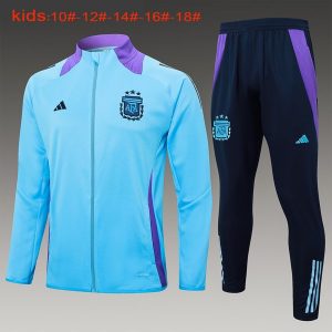 Tute Calcio Bambino Argentina 2025 2026 Blu