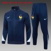Tute Calcio Bambino Francia 2024 25 Blu