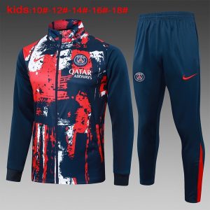 Tute Calcio Bambino Paris Saint Germain 2024 2025 Rosso Blu