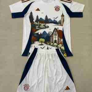 Maglia Calcio Bayern Monaco Set Bambino Concetto 2025 2026