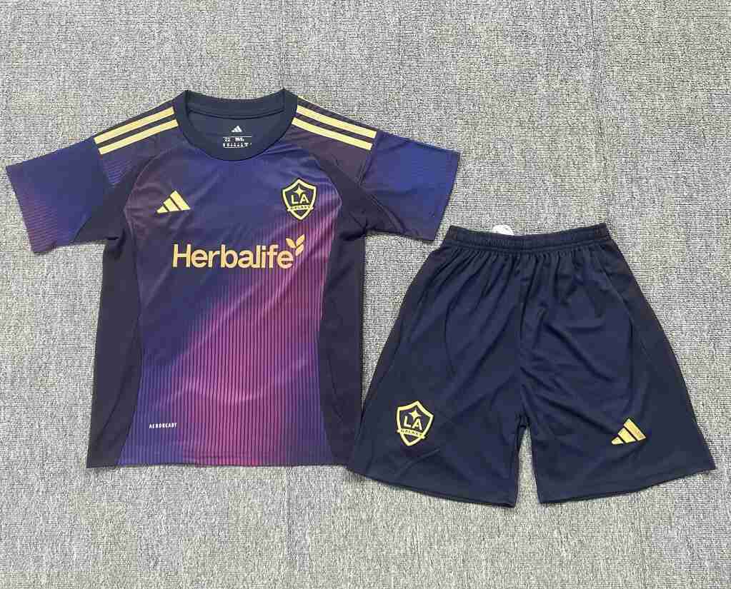 Maglia Calcio Los Angeles Galaxy Set Bambino Away 2025 2026