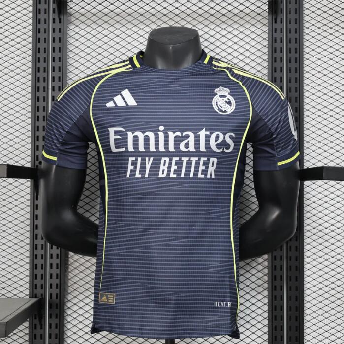 Maglietta Calcio Away Real Madrid 2025 2026 – Versione Giocatore