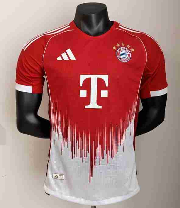 Maglietta Calcio Prima Bayern Monaco 2025 2026 Versione Giocatore