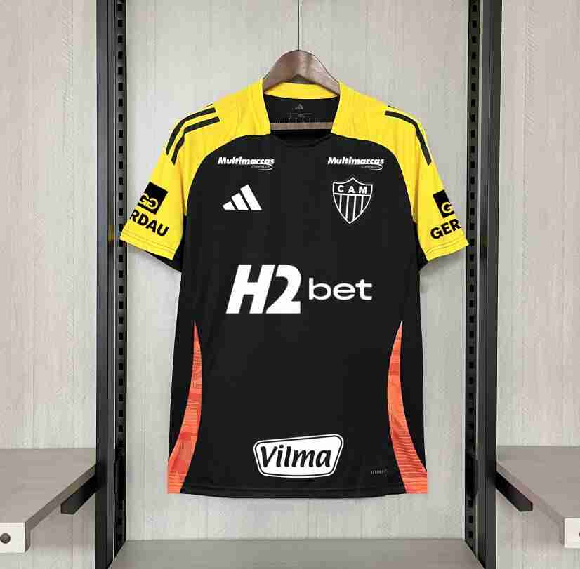Thailandia Maglietta Calcio Formazione Atletico Mineiro 2025 2026 Nero