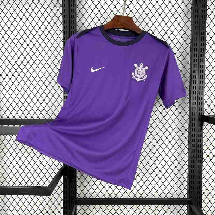 Thailandia Maglietta Calcio Pre-Partita Corinthians Paulista 2025 2026