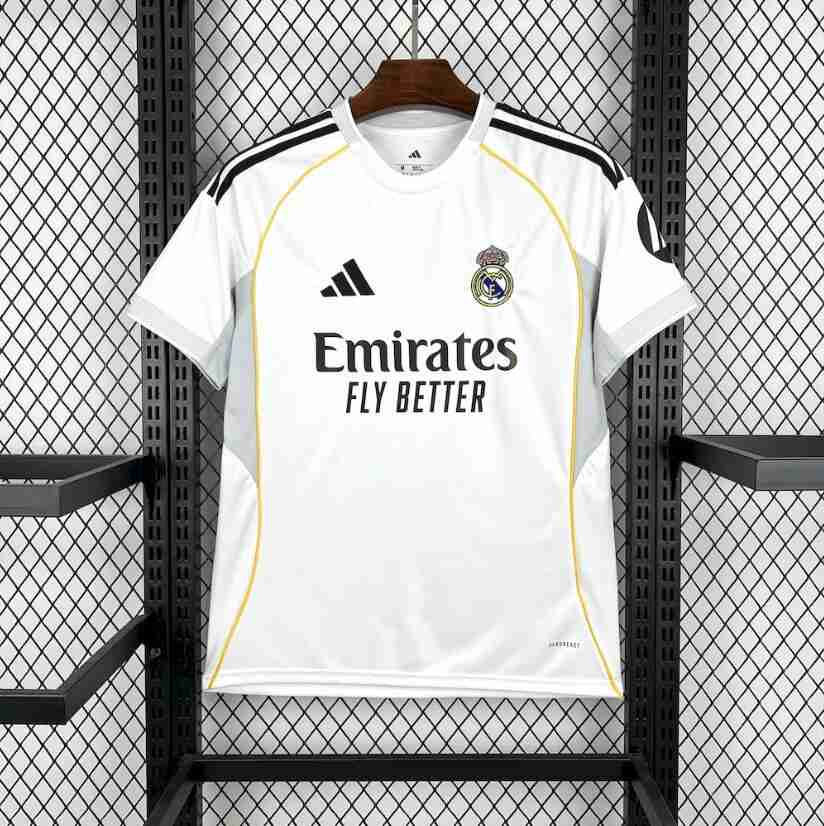 Thailandia Maglietta Calcio Prima Real Madrid 2025 2026