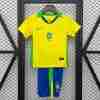 Maglia Calcio Brasile Set Bambino Prima 2025 2026