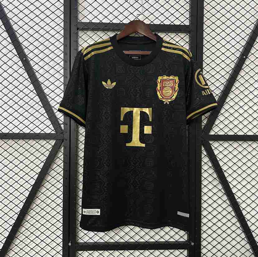 Thailandia Maglietta Calcio Bayern Monaco 125th 2025 2026 Nero