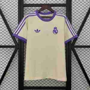 Thailandia Maglietta Calcio Real Madrid Speciale 2025 2026 Bianco Porpora