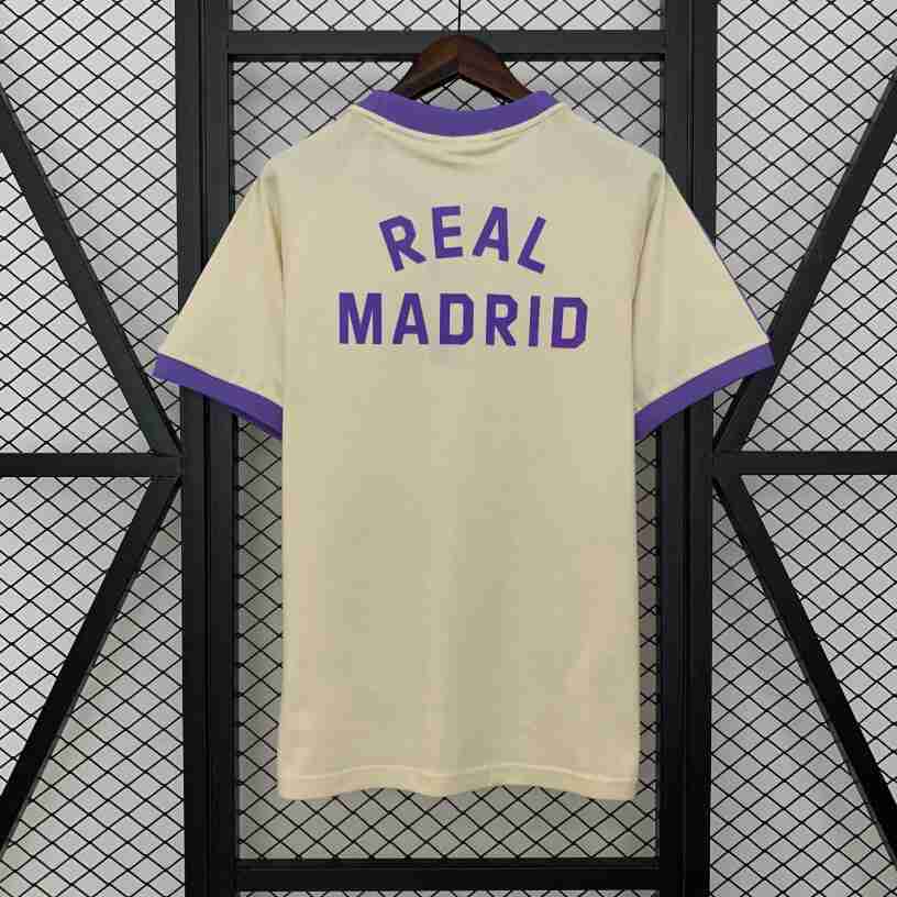 Thailandia Maglietta Calcio Real Madrid Speciale 2025 2026 Bianco Porpora_1