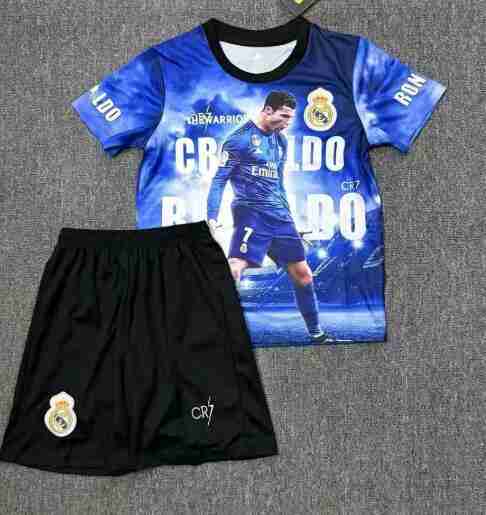 Maglietta Calcio Real Madrid CR7 Set Bambino Speciale 2025 2026