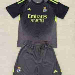 Maglietta Calcio Real Madrid Set Bambino Portiere 2025 2026