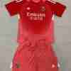 Maglietta Calcio Real Madrid Set Bambino Portiere 2025 2026 Rosso