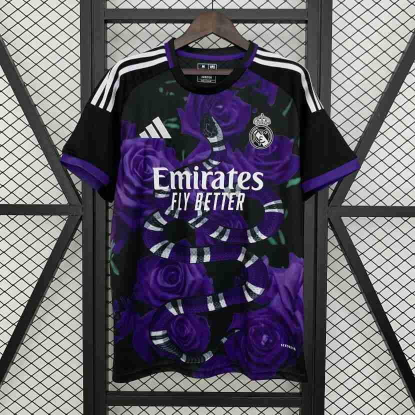 Thailandia Maglietta Calcio Real Madrid Speciale 2025 26 Porpora