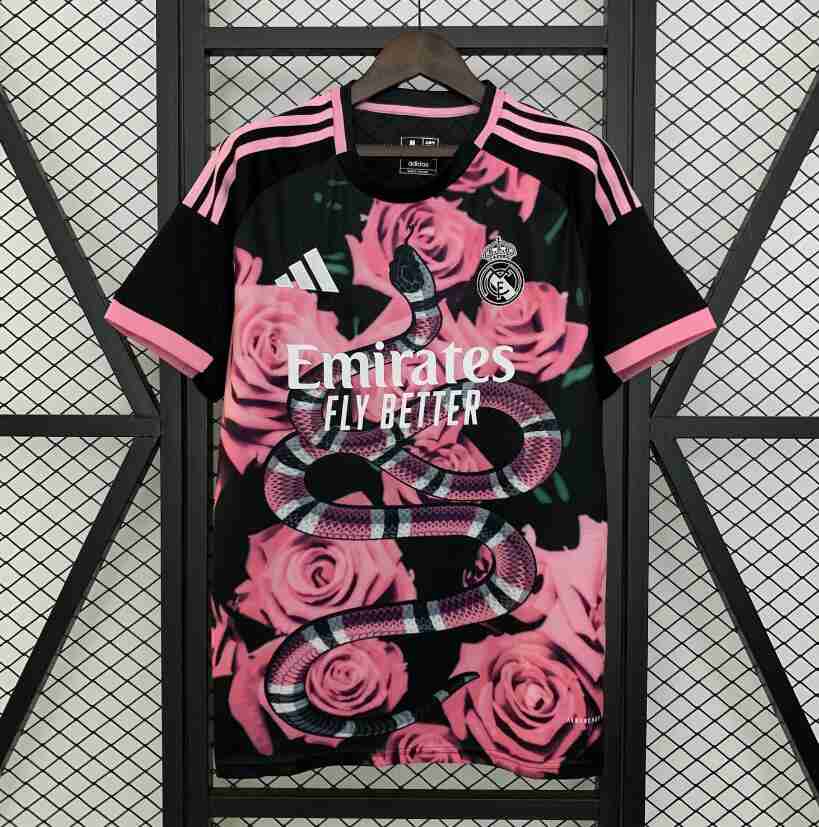 Thailandia Maglietta Calcio Real Madrid Speciale 2025 26 Rosa