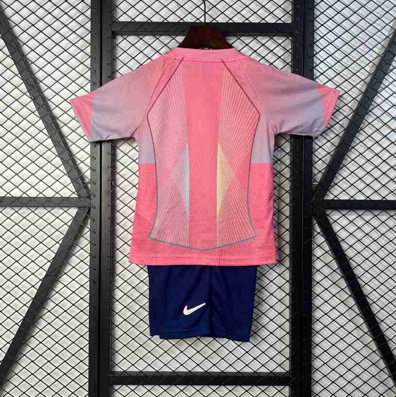 Maglietta Calcio FC Barcellona Set Bambino Speciale 2025 2026 Rosa_1