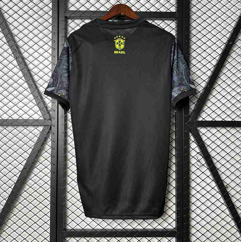 Thailandia Maglietta Calcio Brasile Speciale 2025 2026 Grigio_1