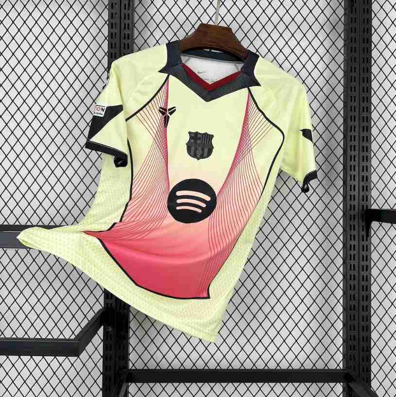 Thailandia Maglietta Calcio FC Barcellona Speciale 2025 2026 Giallo