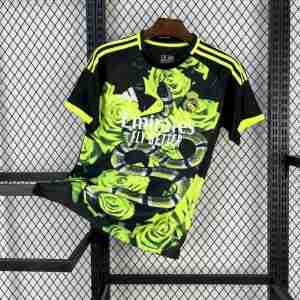 Thailandia Maglietta Calcio Real Madrid Speciale 2025 2026 Rosa Verde