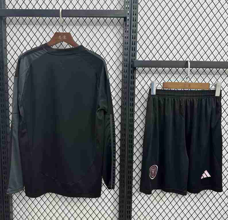 Thailandia Maglietta Calcio Set Away Manica Lunga Inter Miami 2025 2026_1