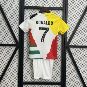 Cristiano Ronaldo NO.7 Maglietta Calcio Real Madrid Set Bambino Speciale 2025 26