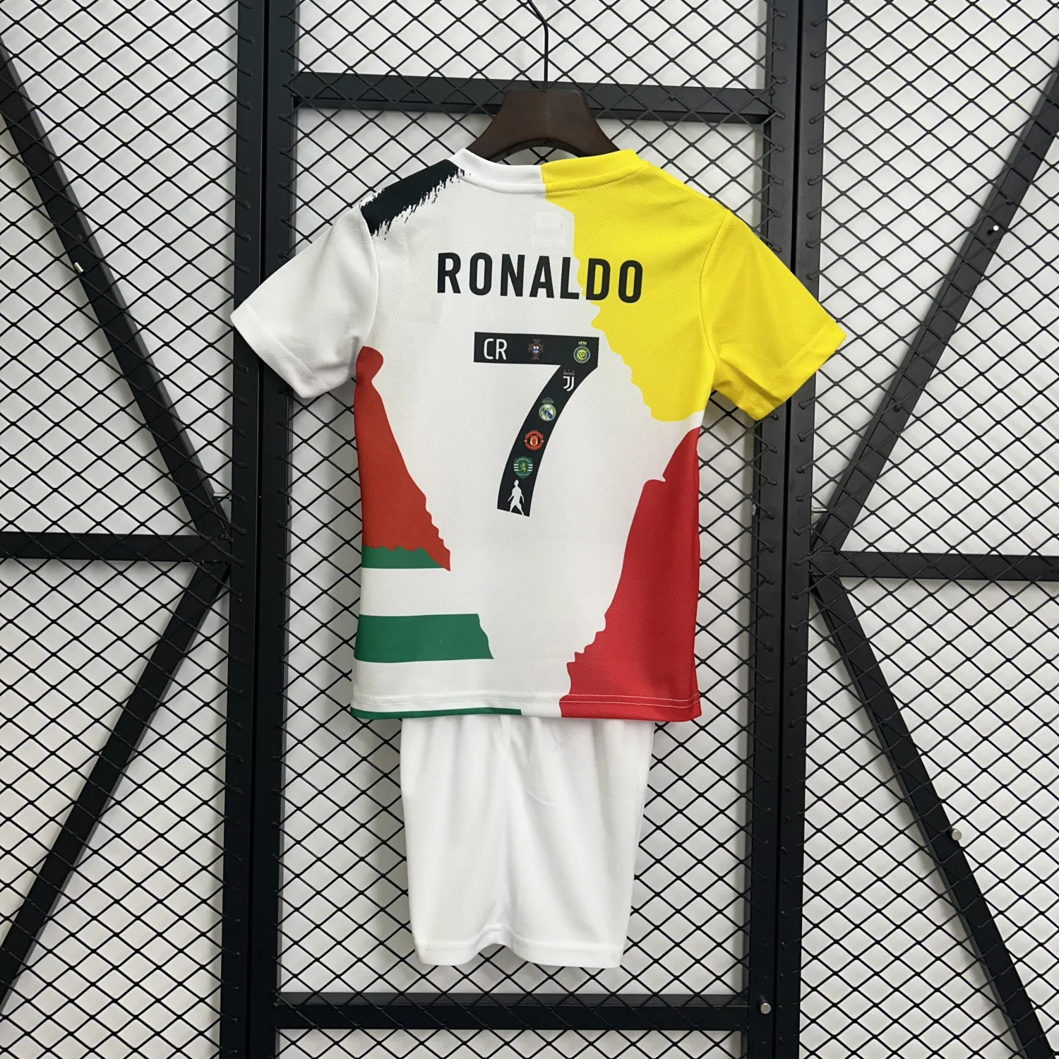 Cristiano Ronaldo NO.7 Maglietta Calcio Real Madrid Speciale Set Bambino 2025 26