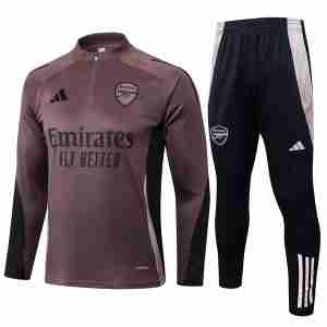 Felpa Allenamento Arsenal 2025 2026 Porpora Grigio