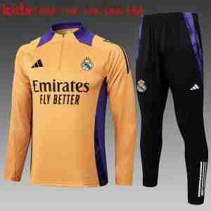 Felpa Allenamento Bambino Real Madrid 2025 2026 Giallo