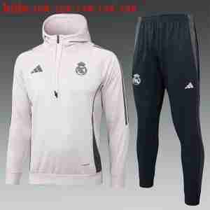 Felpa Con Cappuccio Bambino Real Madrid 2025 2026 Rosa