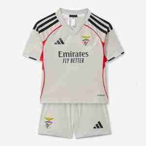 Maglietta Calcio Benfica Set Bambino Away 2025 2026