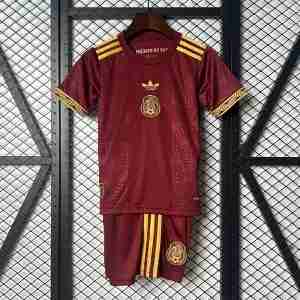 Maglietta Calcio Messico Set Bambino Speciale 2025 2026 Rosso
