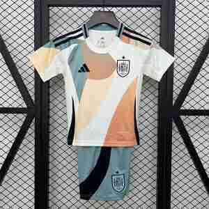 Maglietta Calcio Spagna Set Bambino Away 2025 2026