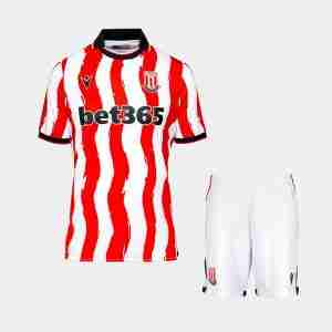Maglietta Calcio Stoke City Set Bambino Prima 2025 2026