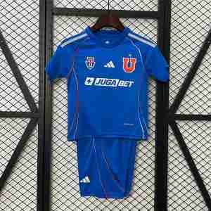 Maglietta Calcio Universidad De Chile Set Bambino Prima 2025 2026