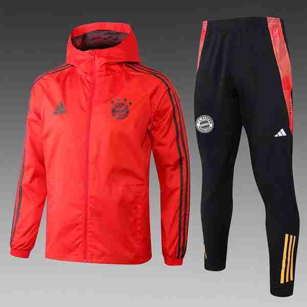 Rompevientos Bayern Munich Conjunto Completo 2025-2026 Rojo
