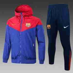 Set Giacca a vento FC Barcellona 2025 2026 Rosso Blu