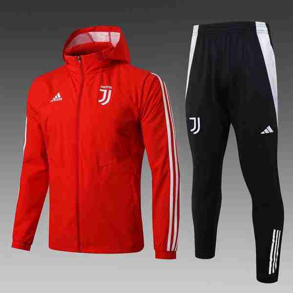 Rompevientos Juventus Conjunto Completo 2025-2026 Rojo