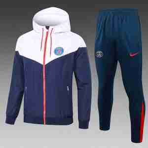 Set Giacca a vento Paris Saint Germain 2025 2026 Bianco Blu